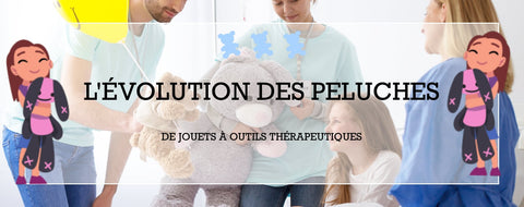 L'évolution des peluches : de jouets à outils thérapeutiques