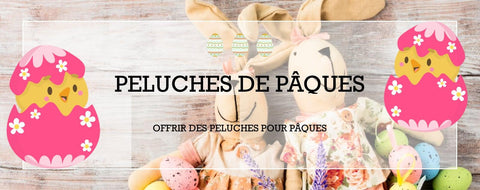 Offrir une peluche pour pâques