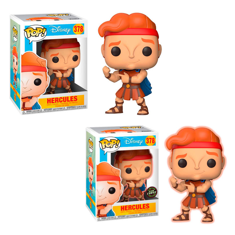 Figurine Funko POP! Disney Hercules Hercules 5 + 1 Chase, vue 3