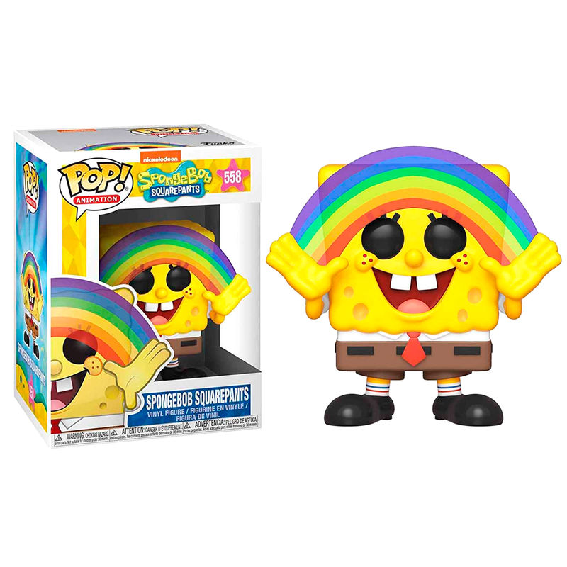 Figurine Funko POP! Bob Esponja Rainbow, vue 2