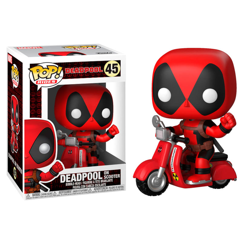Figurine Funko POP! Marvel Deadpool & Scooter, vue 2