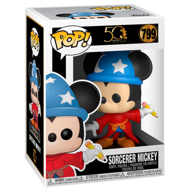 Figurine Funko POP! Disney Archives Sorcerer Mickey, vue 3