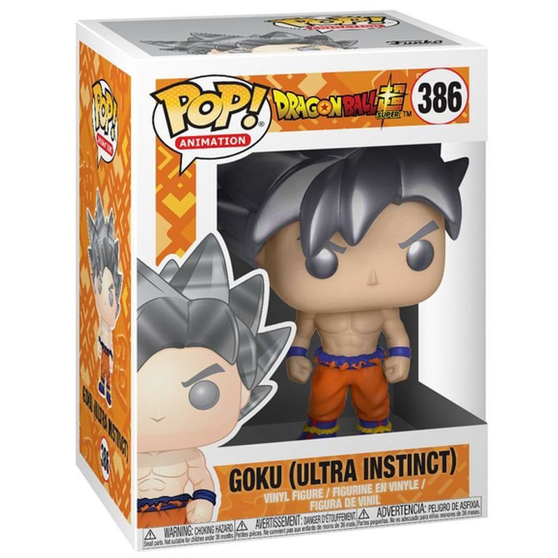 Figurine Funko POP! Goku Dragon Ball Z Ultra Instinct Form, vue 3