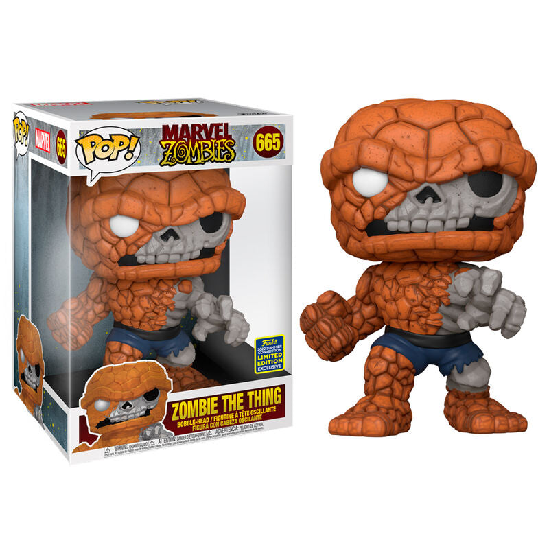 Figurine Funko POP! Marvel Zombies The Thing Exclusive 25cm, vue 3