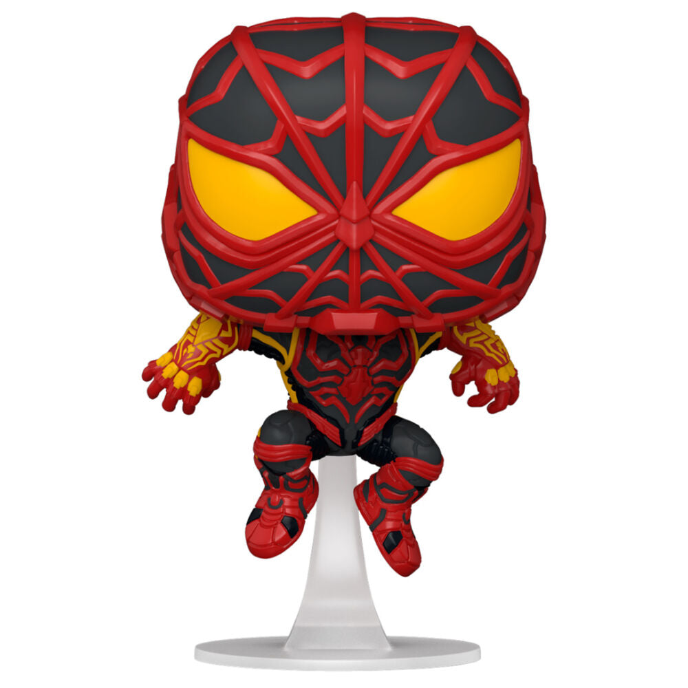 Figurine Funko POP! Marvel Spiderman Miles Morales S.T.R.I.K.E. Suit, vue 3