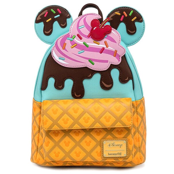 Sac à dos Loungefly Disney Mickey Minnie Ice Cream 25 cm, vue 4