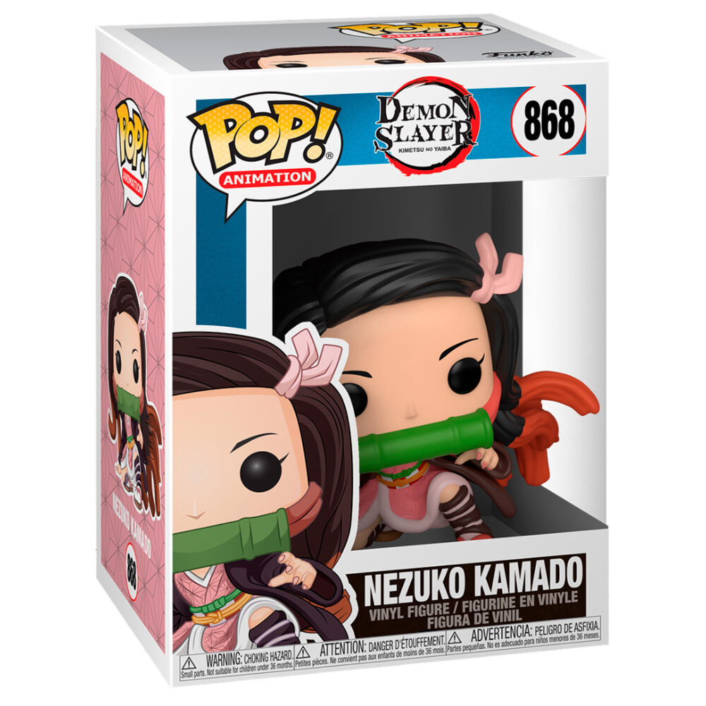 Figurine Funko POP! Demon Slayer Kimetsu no Yaiba Nezuko Kamado, vue 3