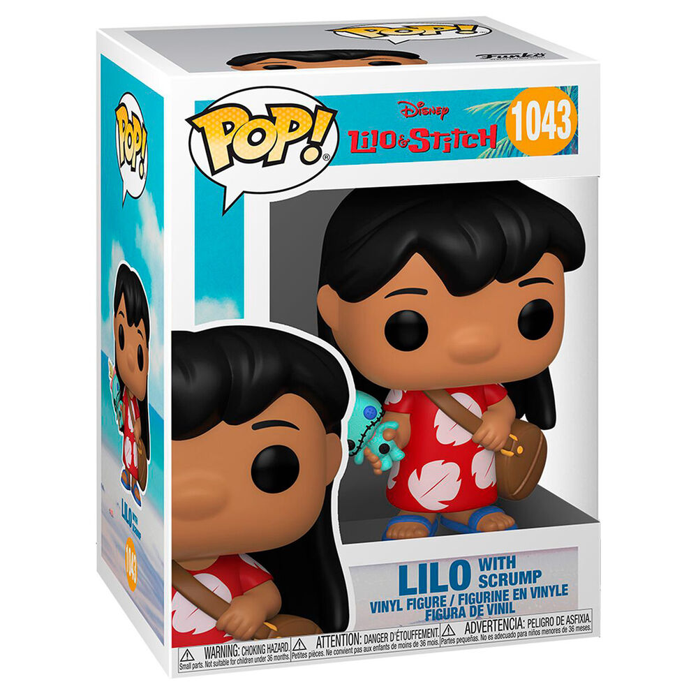 Figurine Funko POP! Disney Lilo and Stitch Lilo with Scrump, vue 3