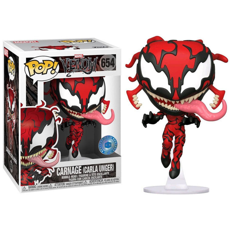Figurine Funko POP! Marvel Comics Carla Unger Carnage Exclusive, vue 3