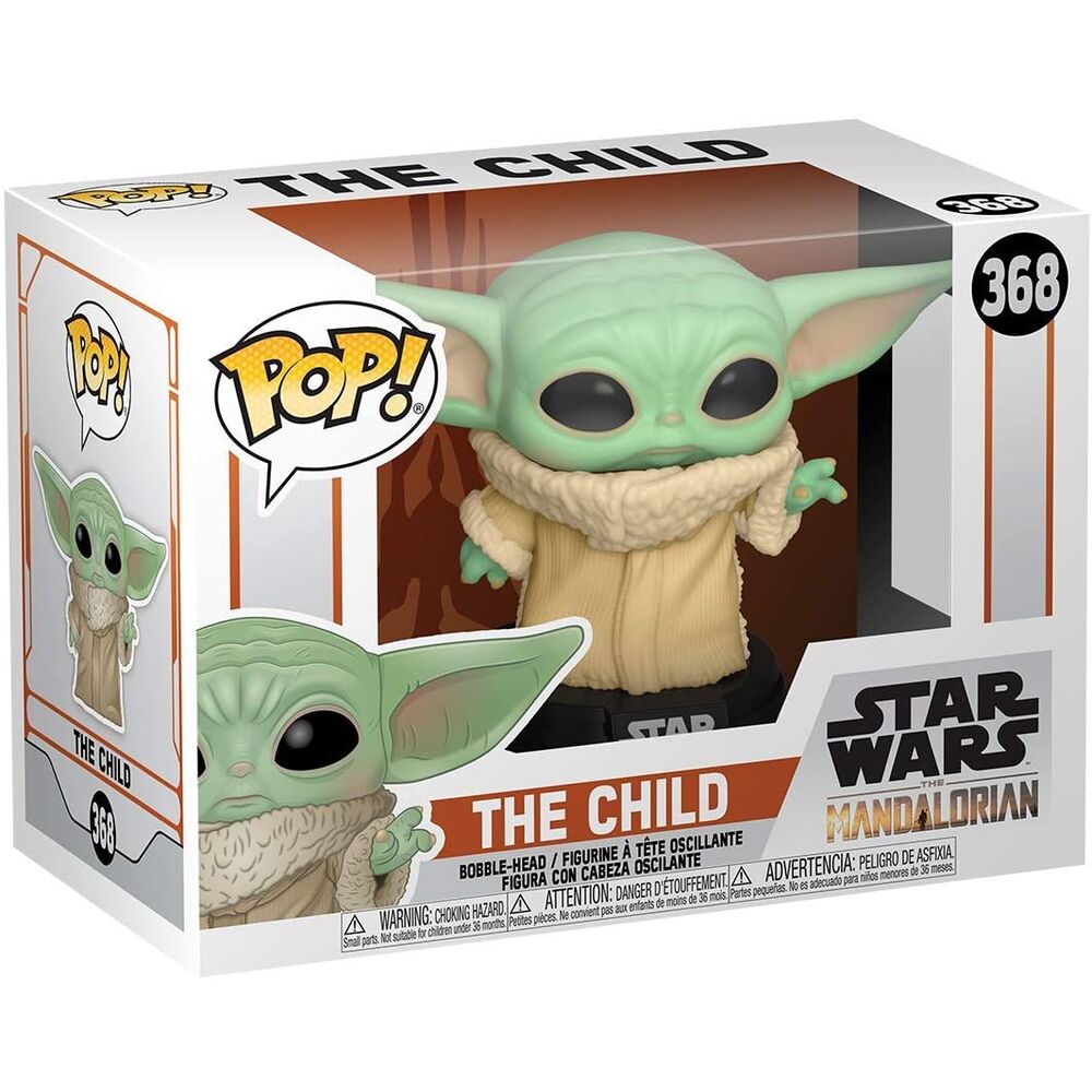 Figurine Funko POP! Star Wars Mandalorian Yoda The Child, vue 2