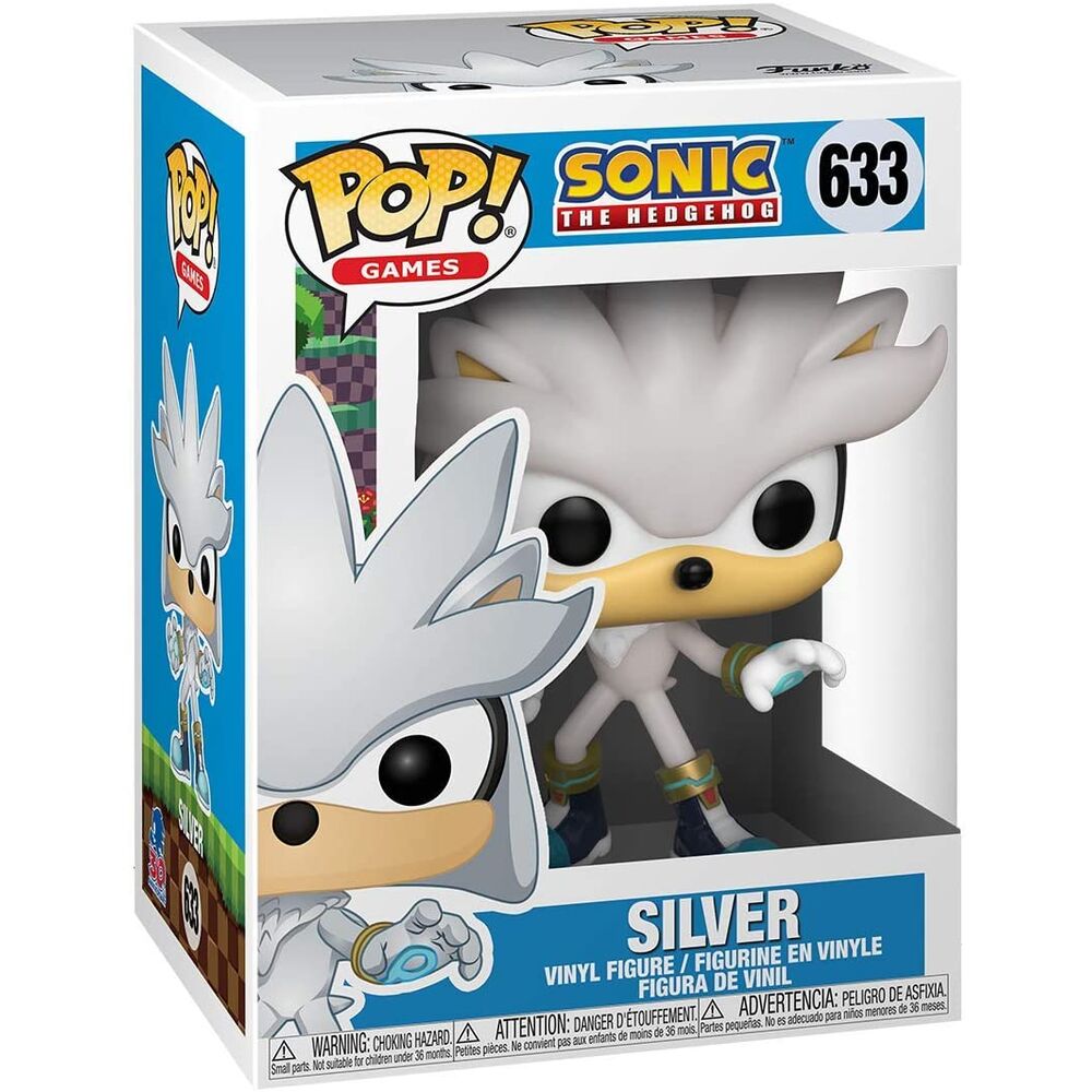 Figurine Funko POP! Sonic 30th Anniversary Silver the Hedgehog, vue 2