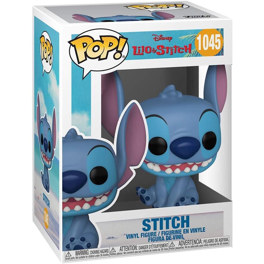Figurine Funko POP! Disney Lilo and Stitch Smiling Seated Stitch, vue 2