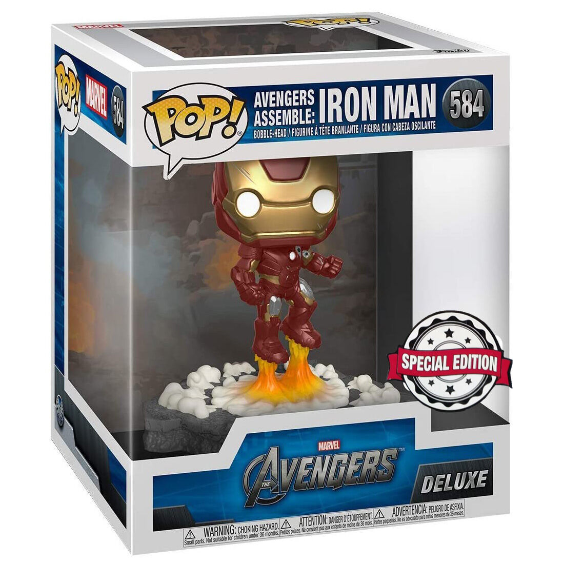 Figurine Funko POP! Marvel Avengers Iron Man Assemble Exclusive, vue 3
