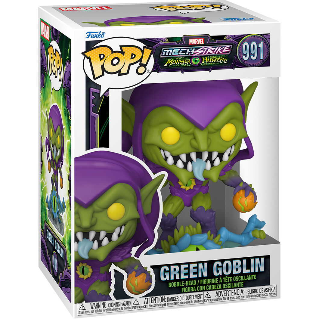 Figurine Funko POP! Marvel Monster Hunters Green Goblin, vue 3