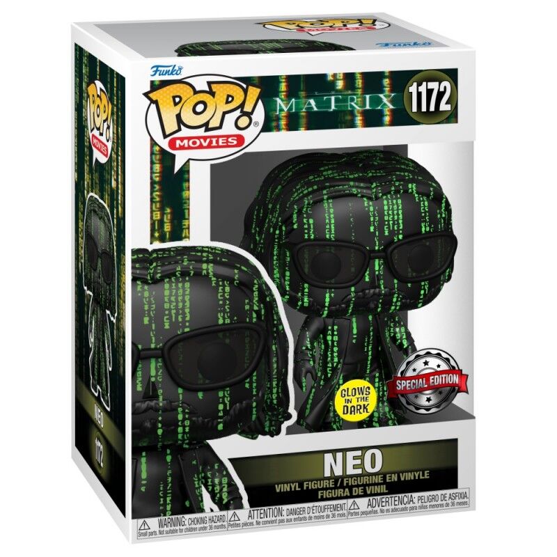 Figurine Funko POP! The Matrix Neo Exclusive, vue 3