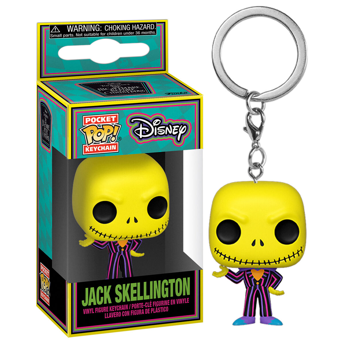 Porte-clés Funko Pocket POP! Disney Nightmare Before Christmas Jack, vue 3