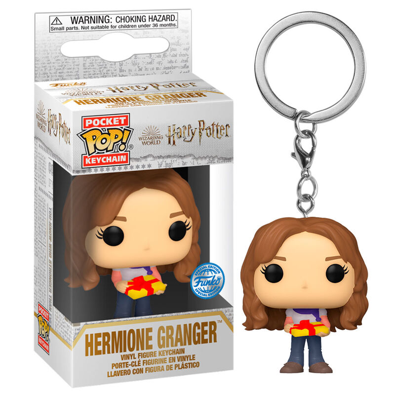 Porte-clés Funko Pocket POP! Harry Potter Holiday Hermione Exclusive, vue 3