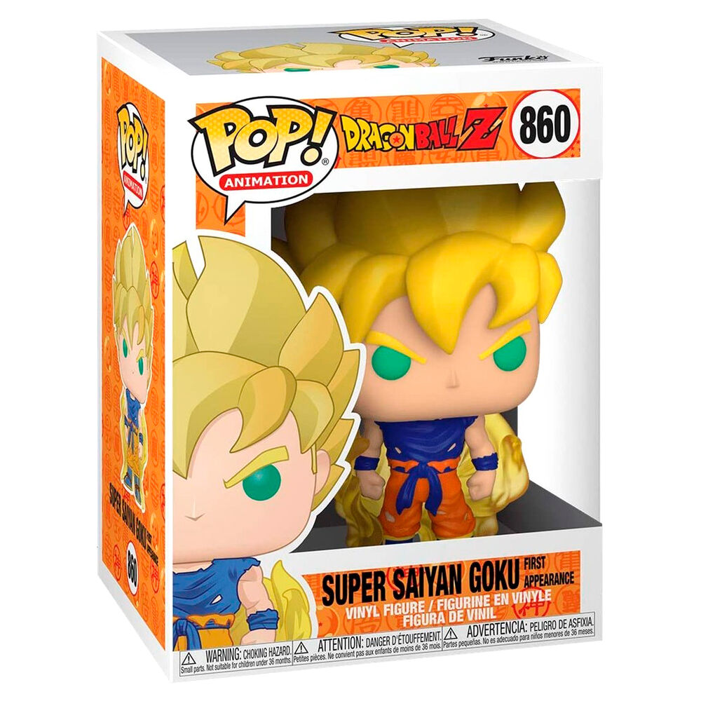 Figurine Funko POP! Dragon Ball Z S8 Super Saiyan Goku First Appearance, vue 2