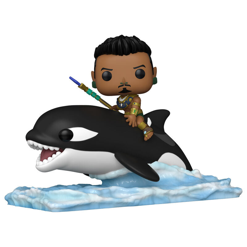 Figurine Funko POP! Marvel Black Panther Wakanda Forever Namor with Orca, vue 3