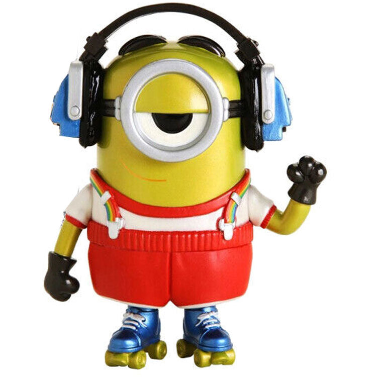 Figurine Funko POP! Set figura POP & Tee Minions Roller Skating Stuart Metallic Exclusive XL, vue 3