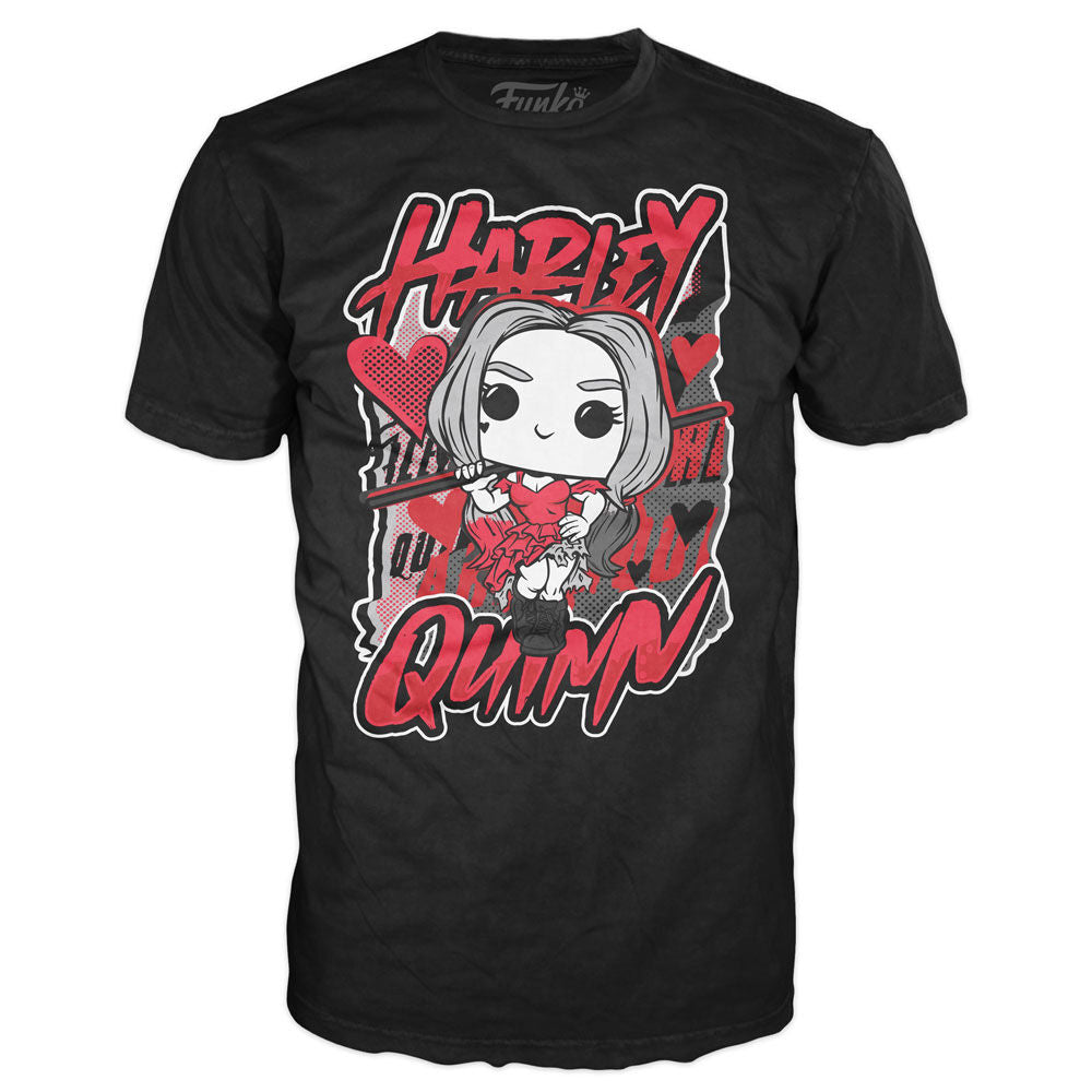 Figurine Funko POP! Set figura POP & Tee DC Comics Escuadron Suicida Harley Quinn, vue 5