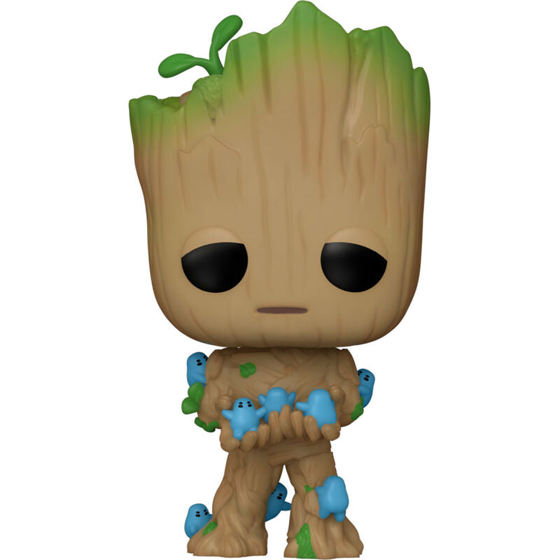 Figurine Funko POP! Marvel I am Groot Groot with Grunds, vue 2