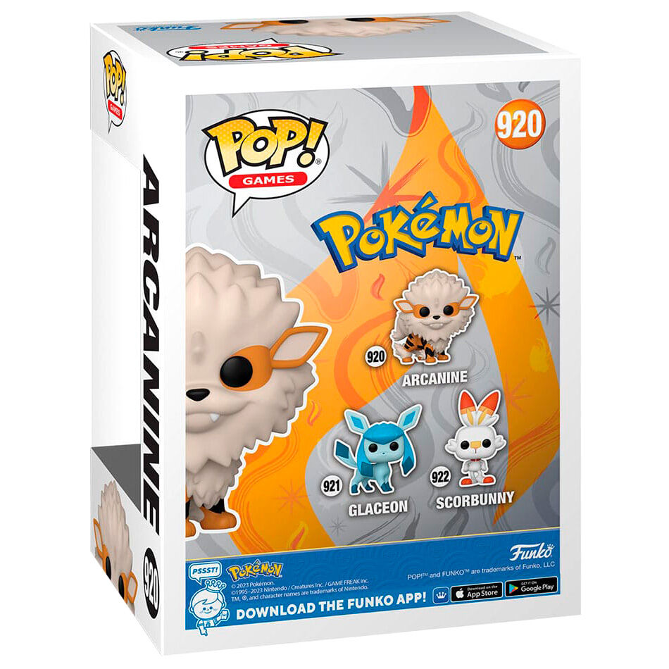 Figurine Funko POP! Pokemon Arcanine, vue 3