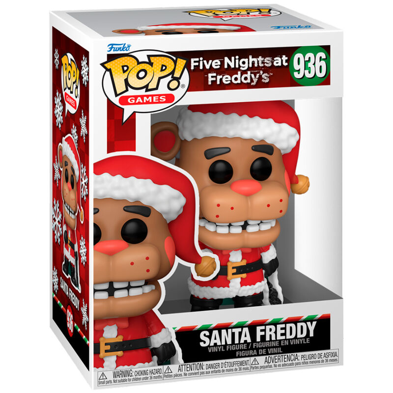 Figurine Funko POP! Five Nights at Freddys Holiday Santa Freddy, vue 2