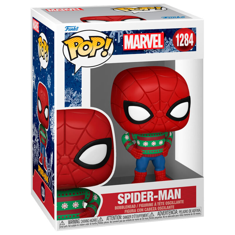 Figurine Funko POP! Marvel Holiday Spiderman, vue 2