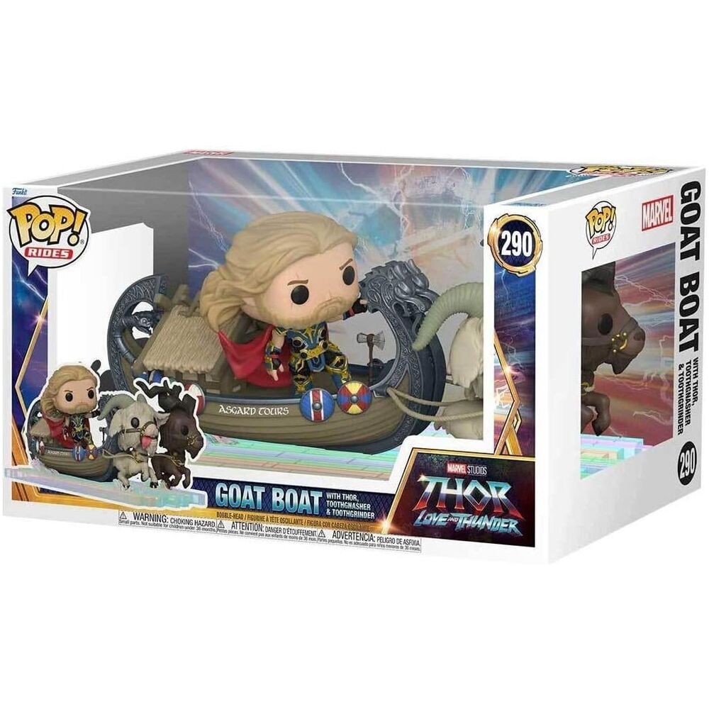 Figurine Funko POP! Marvel Thor Love and Thunder Thor Goat Boat, vue 2