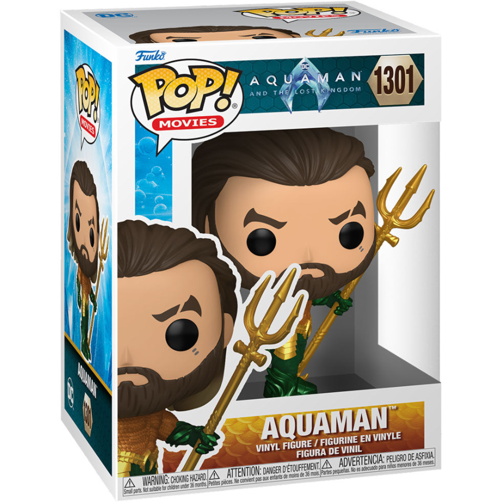 Figurine Funko POP! DC Comics Aquaman y el Reino Perdido Aquaman, vue 2
