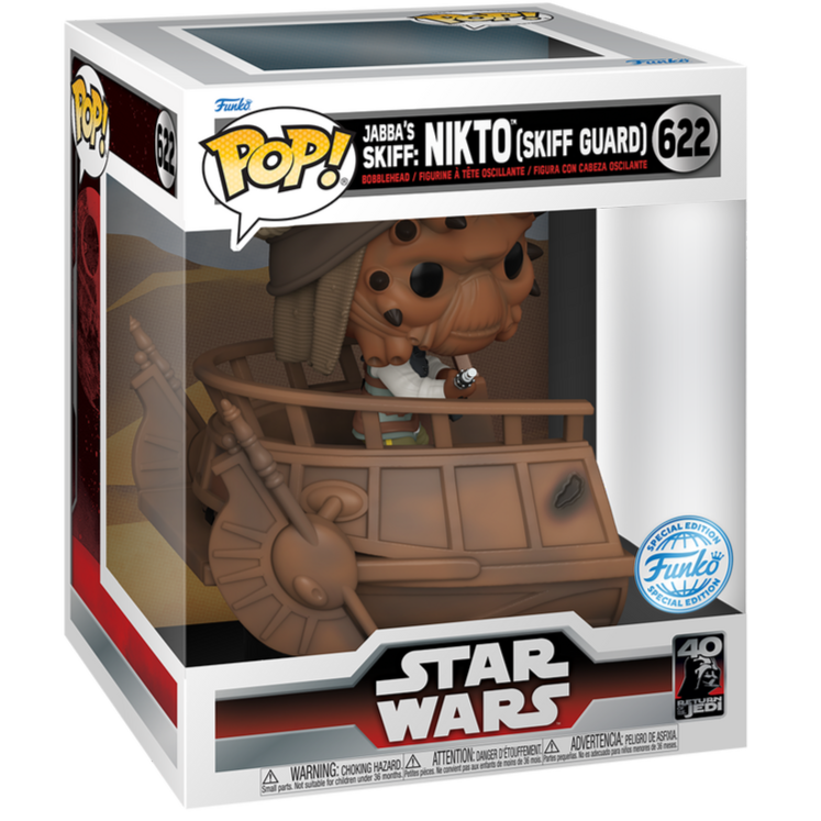 Figurine Funko POP! Deluxe Star Wars Nikto Skiff Guard Exclusive, vue 2