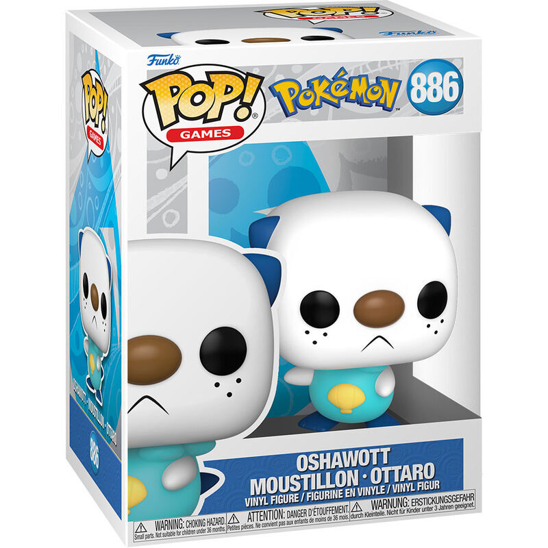 Figurine Funko POP! Pokemon Oshawott, vue 2