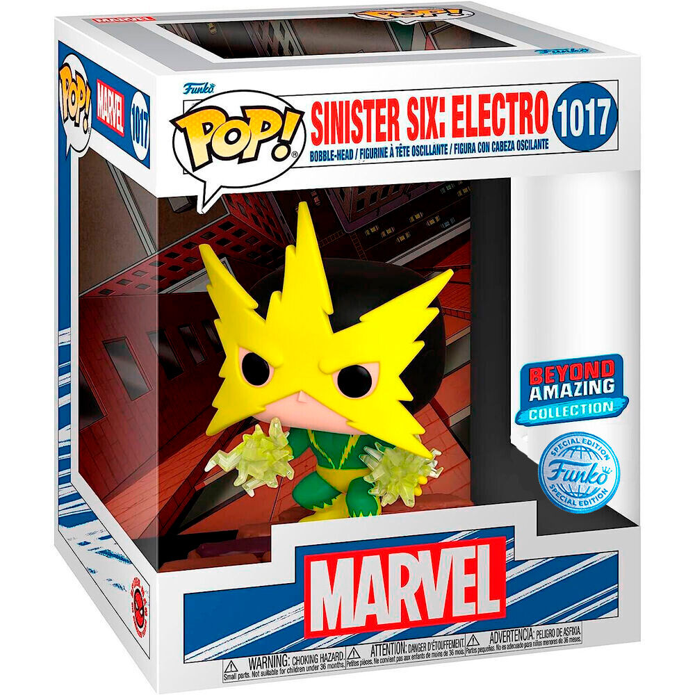 Figurine Funko POP! Marvel Sinister Six Electro Exclusive, vue 2
