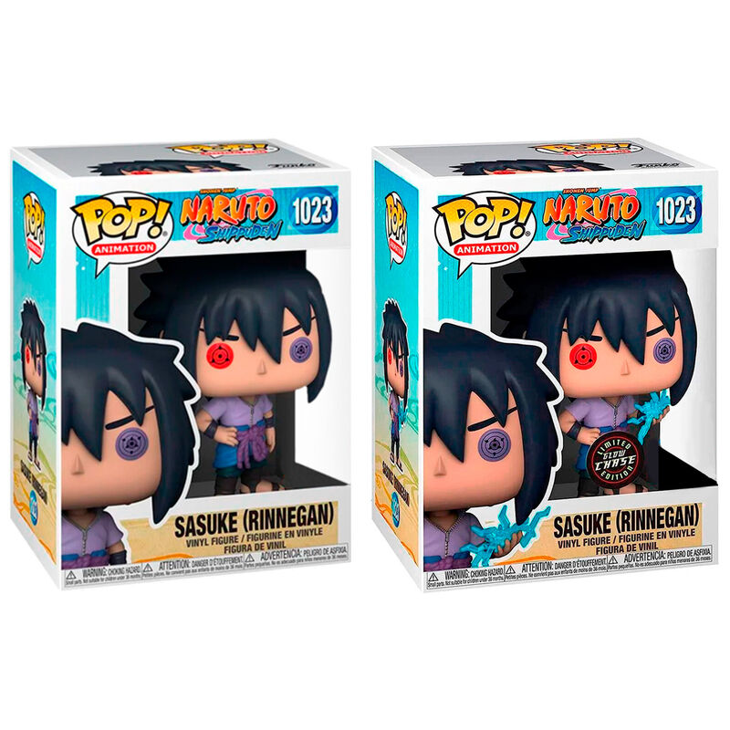 Figurine Funko POP! Naruto Shippuden Sasuke 5 + 1 Chase Exclusive, vue 2