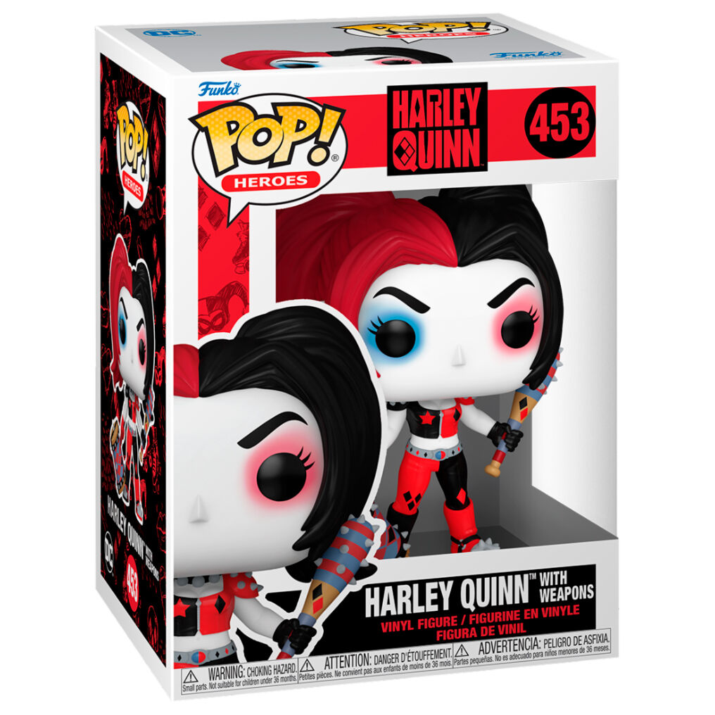 Figurine Funko POP! DC Comics Harley Quinn with Weapons, vue 2