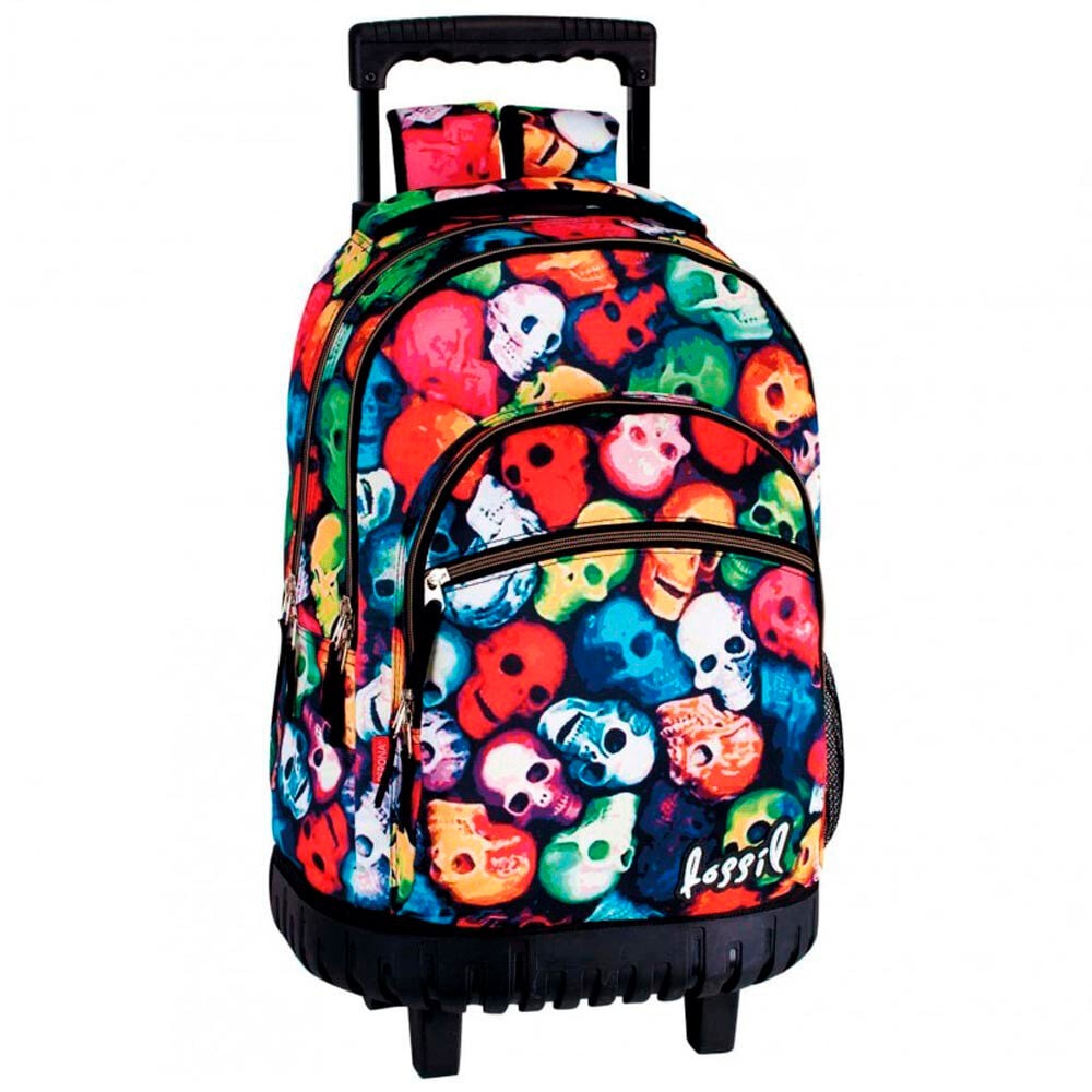 Cartable à roulettes Skulls 46 cm