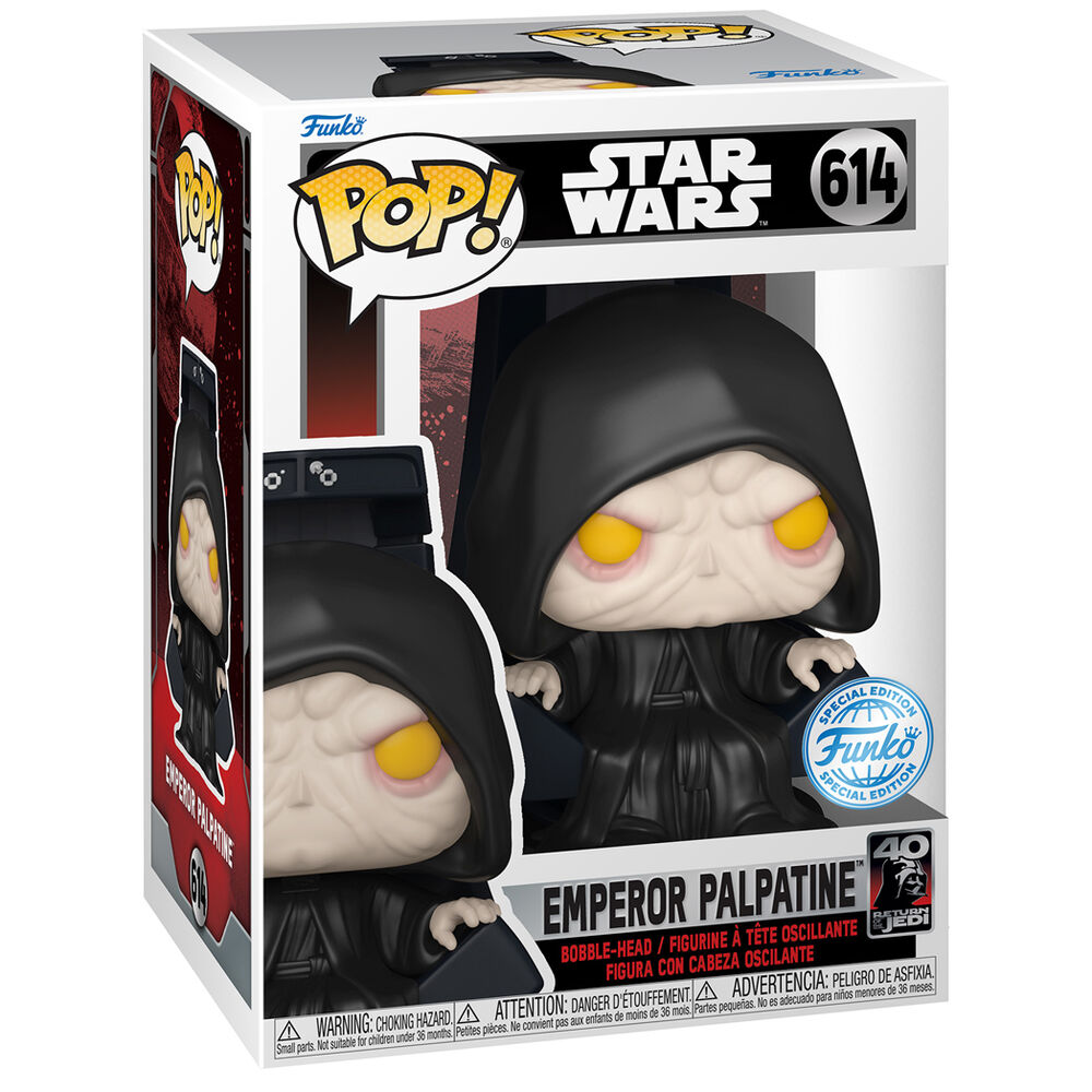 Figurine Funko POP! Star Wars Emperor Palpatine Exclusive, vue 2