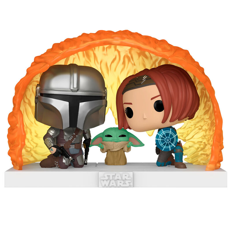 Figurine Funko POP! Moments Star Wars The Mandalorian Grogu Force Barrier, vue 2