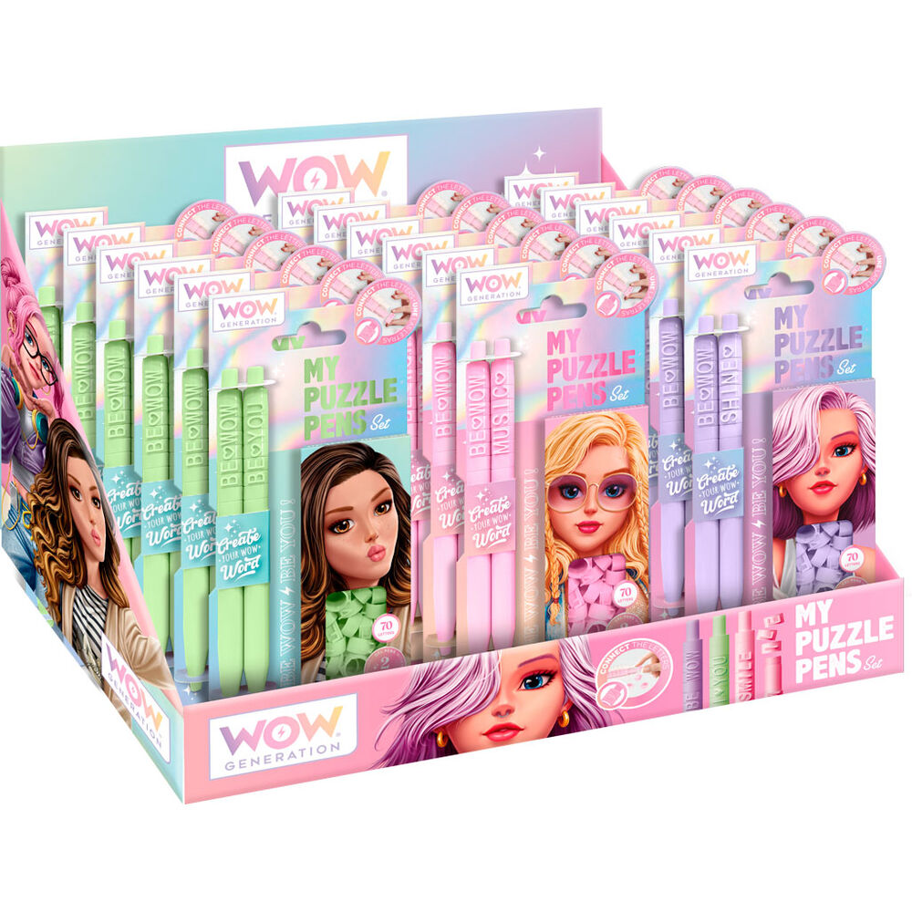 Stylo Wow Generation puzzle assorti, vue 4