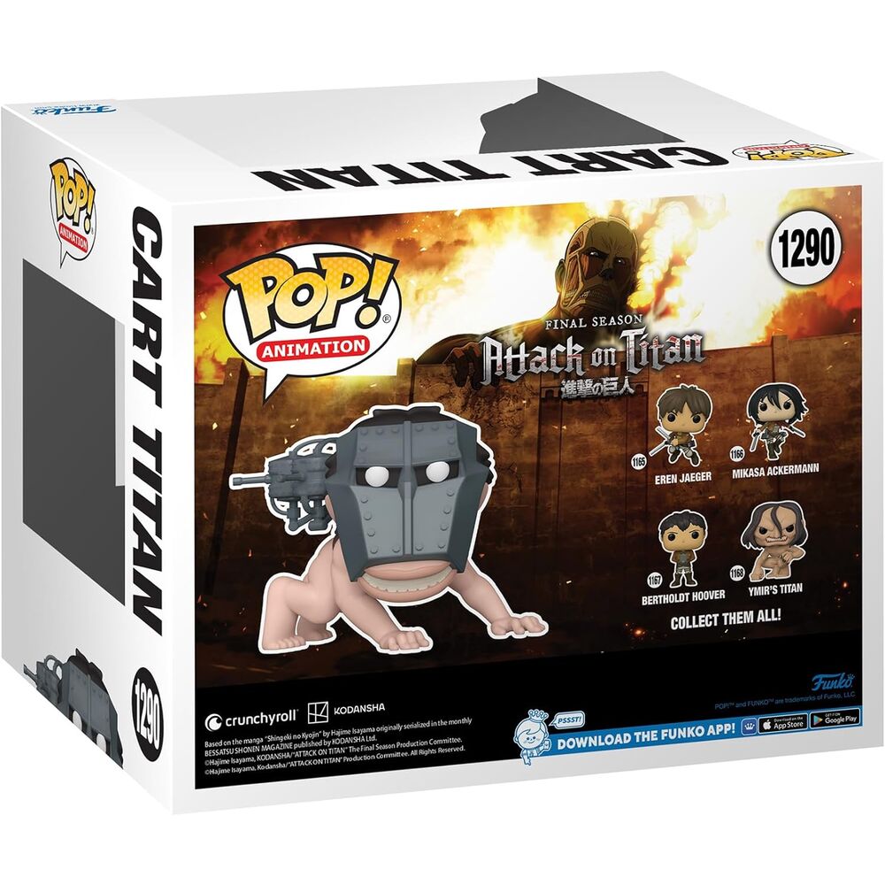 Figurine Funko POP! Attack On Titan Cart Titan Exclusive, vue 3