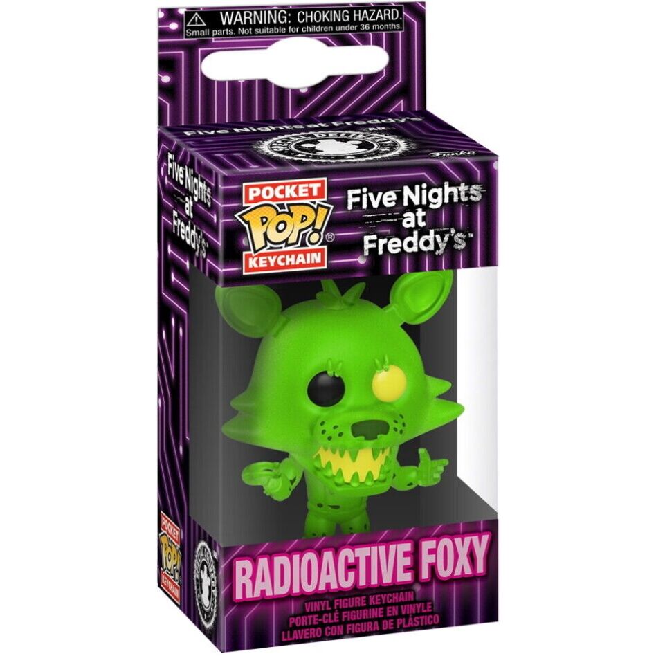 Porte-clés Funko Pocket POP! Five Nights at Freddys Radioactive Foxy, vue 2