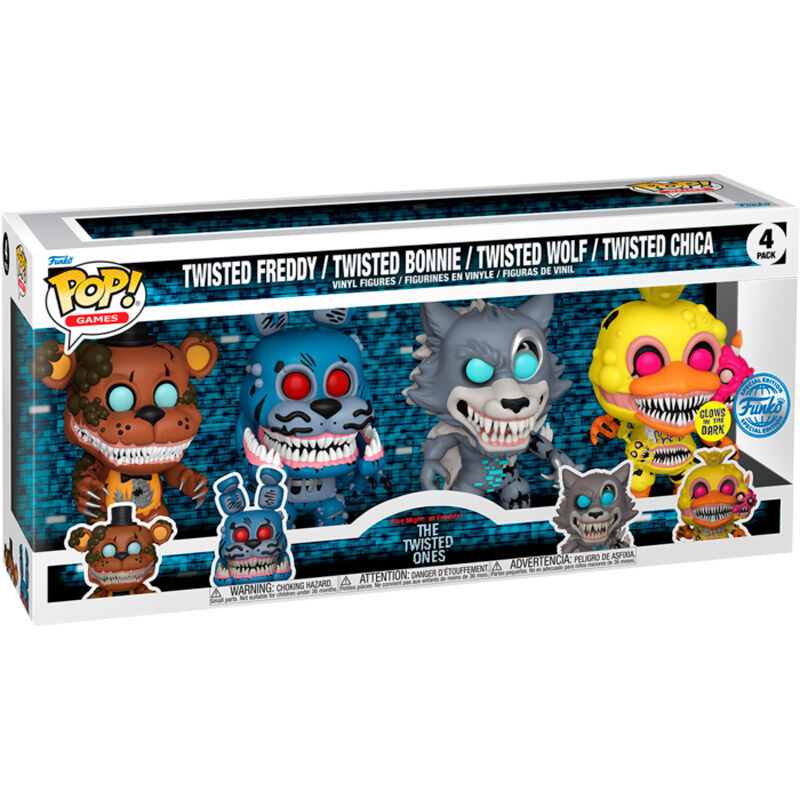 Figurine Funko POP! Blister 4 figuras POP Five Nights at Freddys Exclusive, vue 2