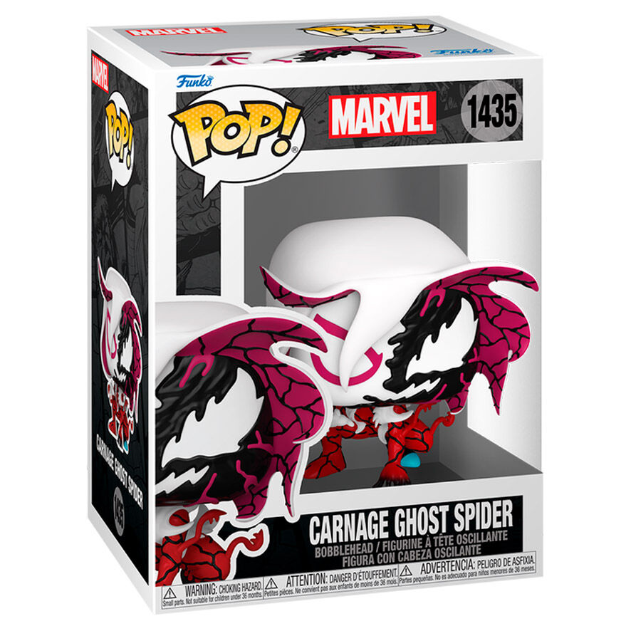 Figurine Funko POP! Marvel Carnage Ghost Spider, vue 2