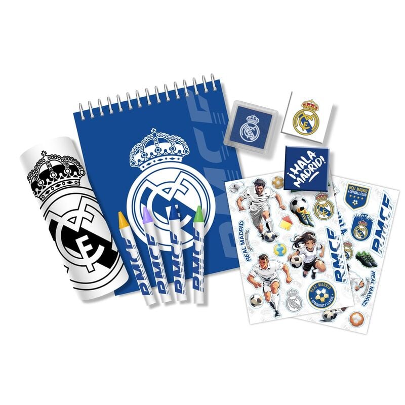 Set de papeterie Real Madrid 3D case, vue 2