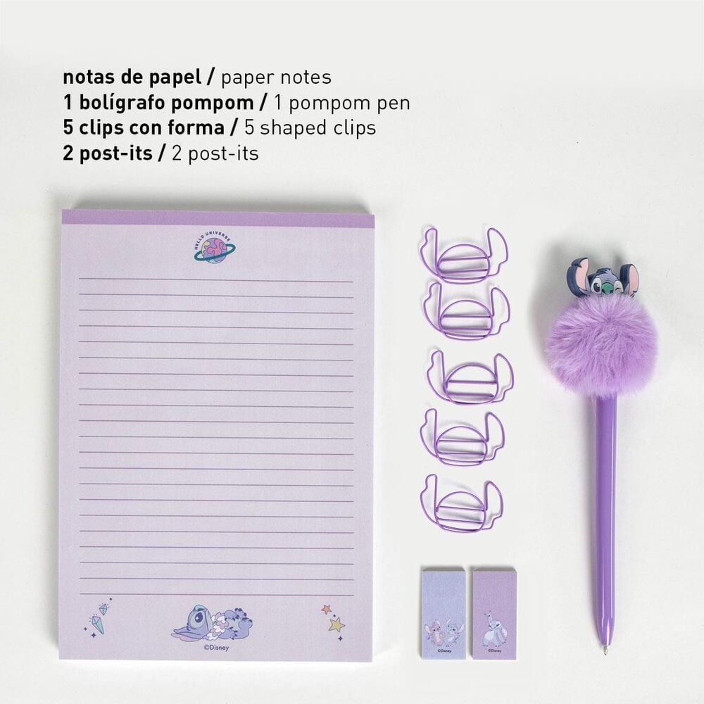 Set de papeterie Disney Stitch stationary, vue 4