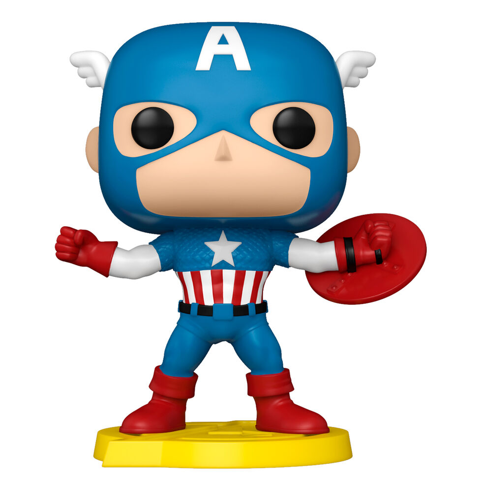 Figurine Funko POP! Comic Cover Marvel Los Vengadores Avengers Capitan America Exclusive, vue 2