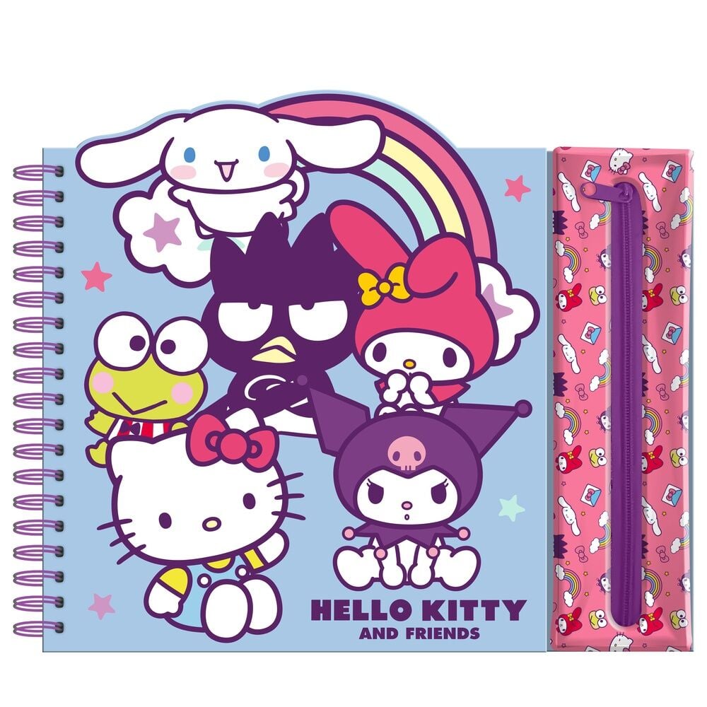 Cahier Hello Kitty and Friends Activity + removable case, vue 2