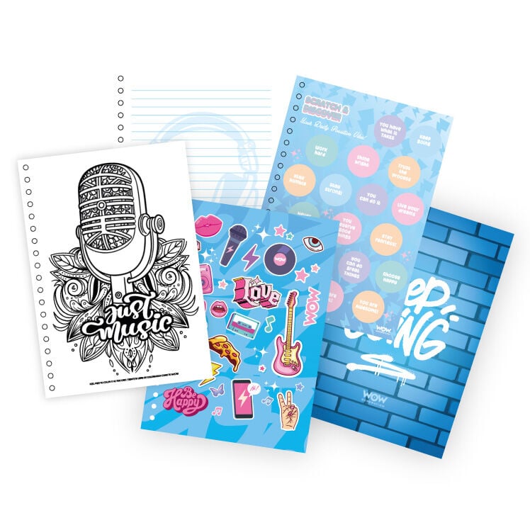 Cahier Wow Generation Singer Emma, vue 2