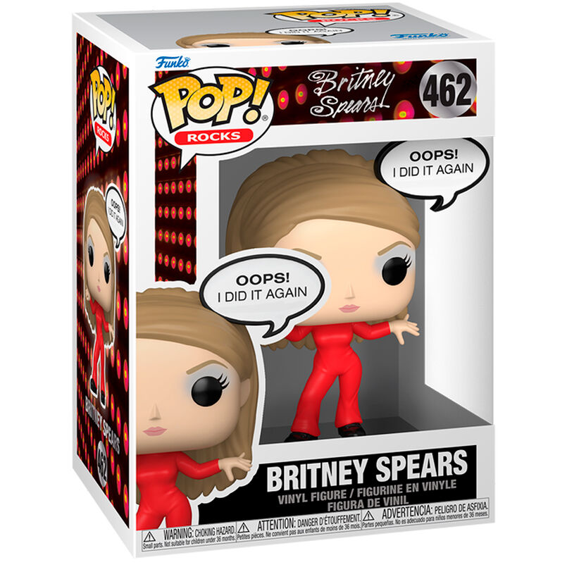 Figurine Funko POP! Britney Spears Oops! I Did It Again, vue 2